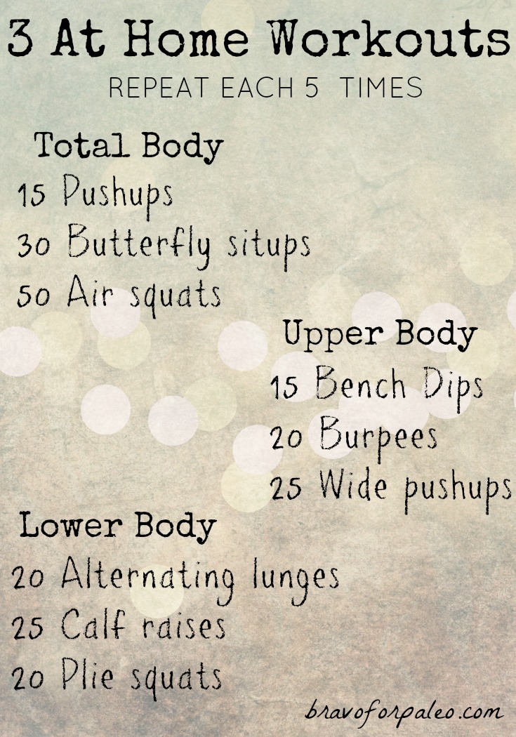 at home workouts