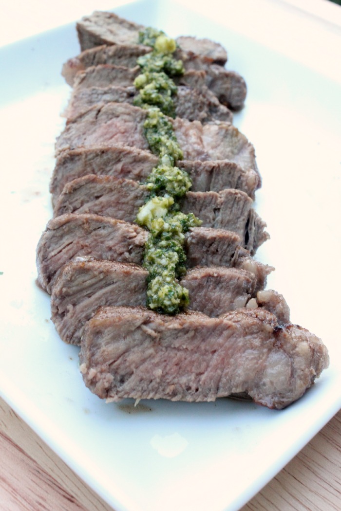 herb topped steak1