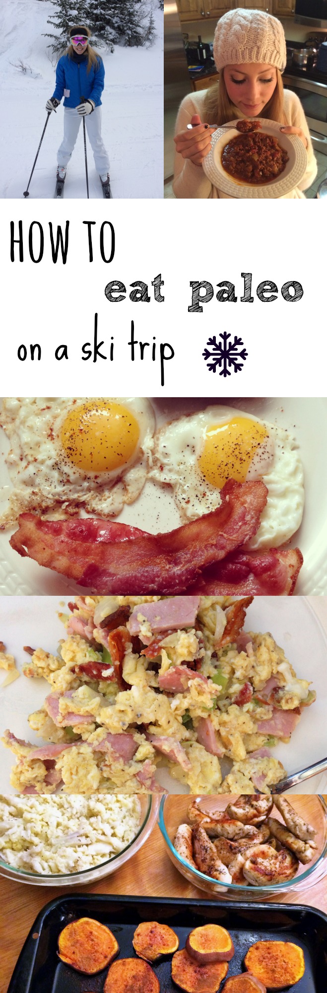 Ever wondered if you could eat Paleo on a ski trip? You can! Here's how I did. 