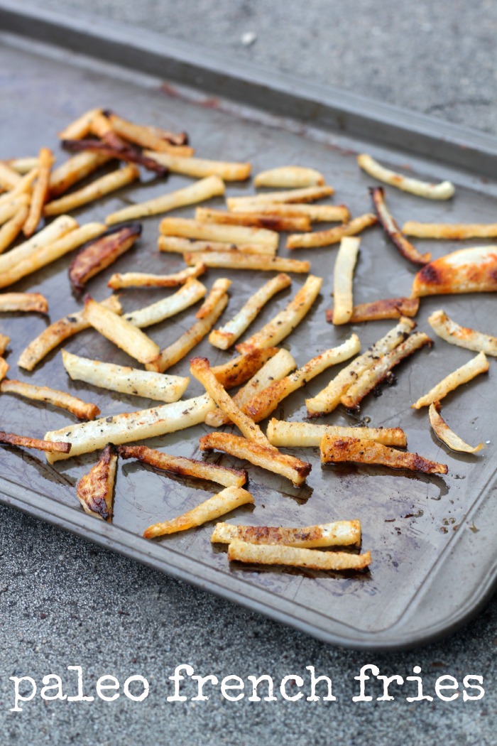 Who said french fries had to be made with potatoes? Try my Paleo French Fries made with jicama.