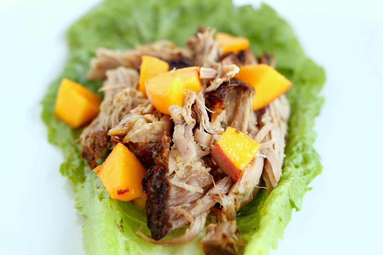 Pork Shoulder Lettuce Wraps are perfect for lunch or dinner, and easy to make! 