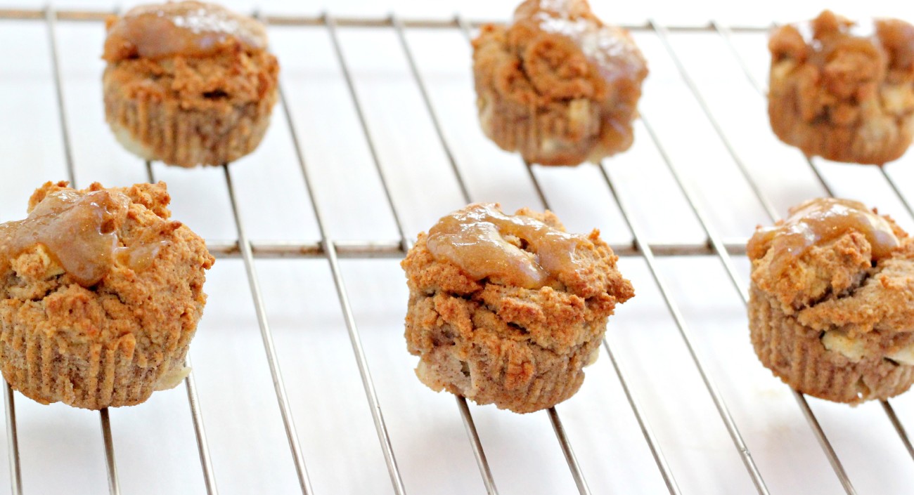 These Gluten Free Caramel Apple Muffins are to die for! 