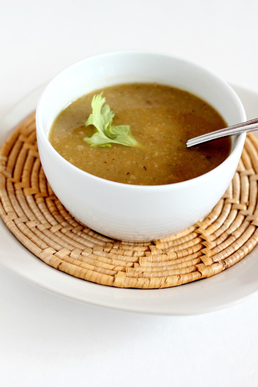 This Potato and Turnip Soup is great for lunch with a side salad! 