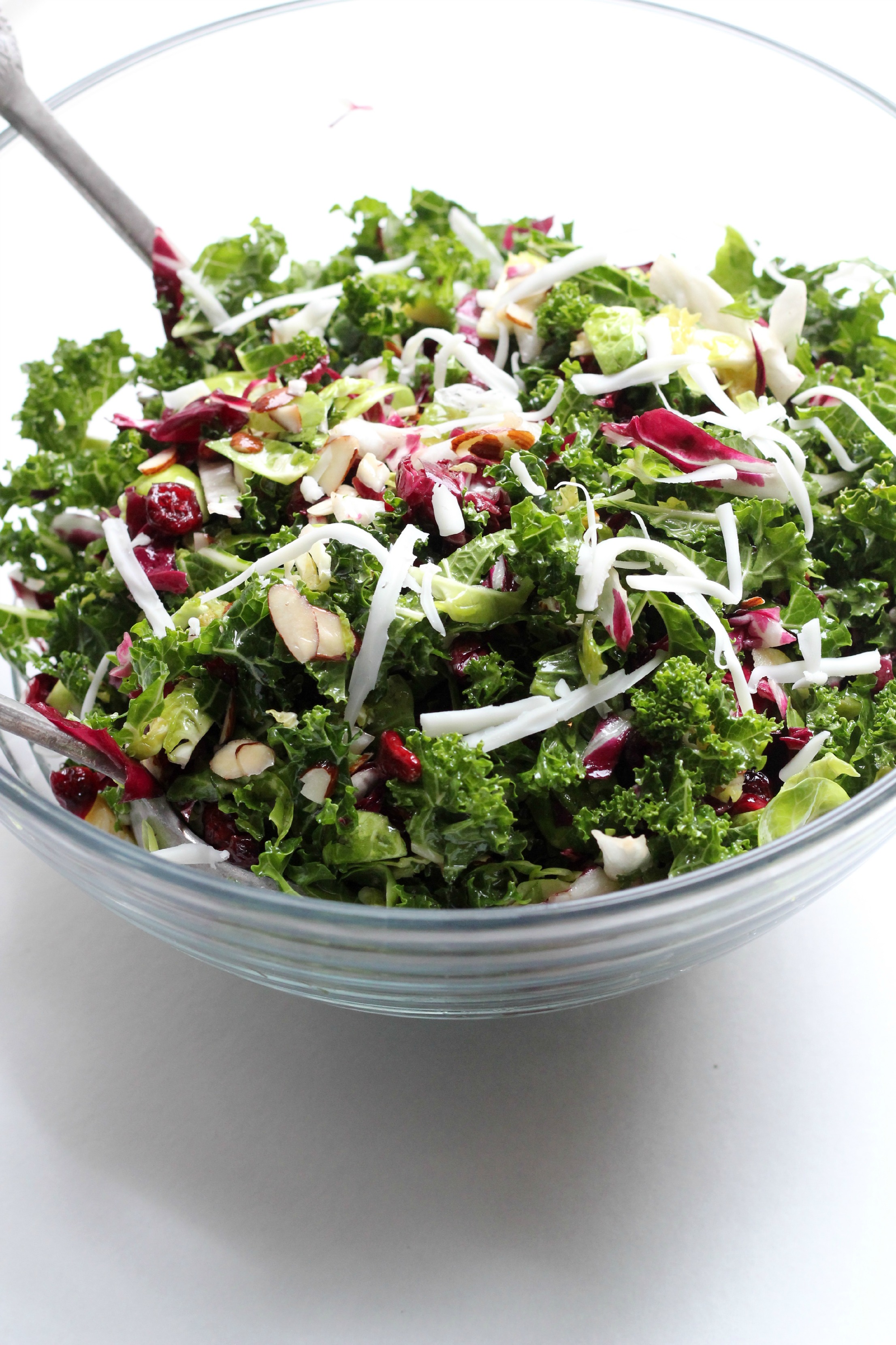 Paleo Super Green Salad with cranberries is AMAZING and perfect for food prep!