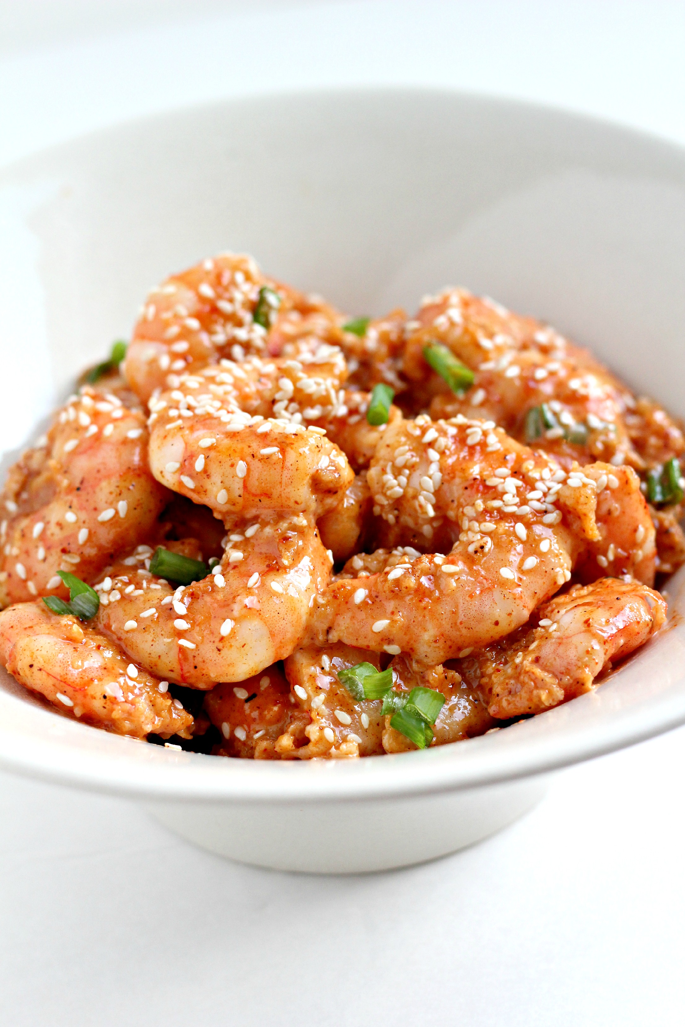 This Paleo Bam Bam Shrimp can be made in 30 minutes and is so delicious! 