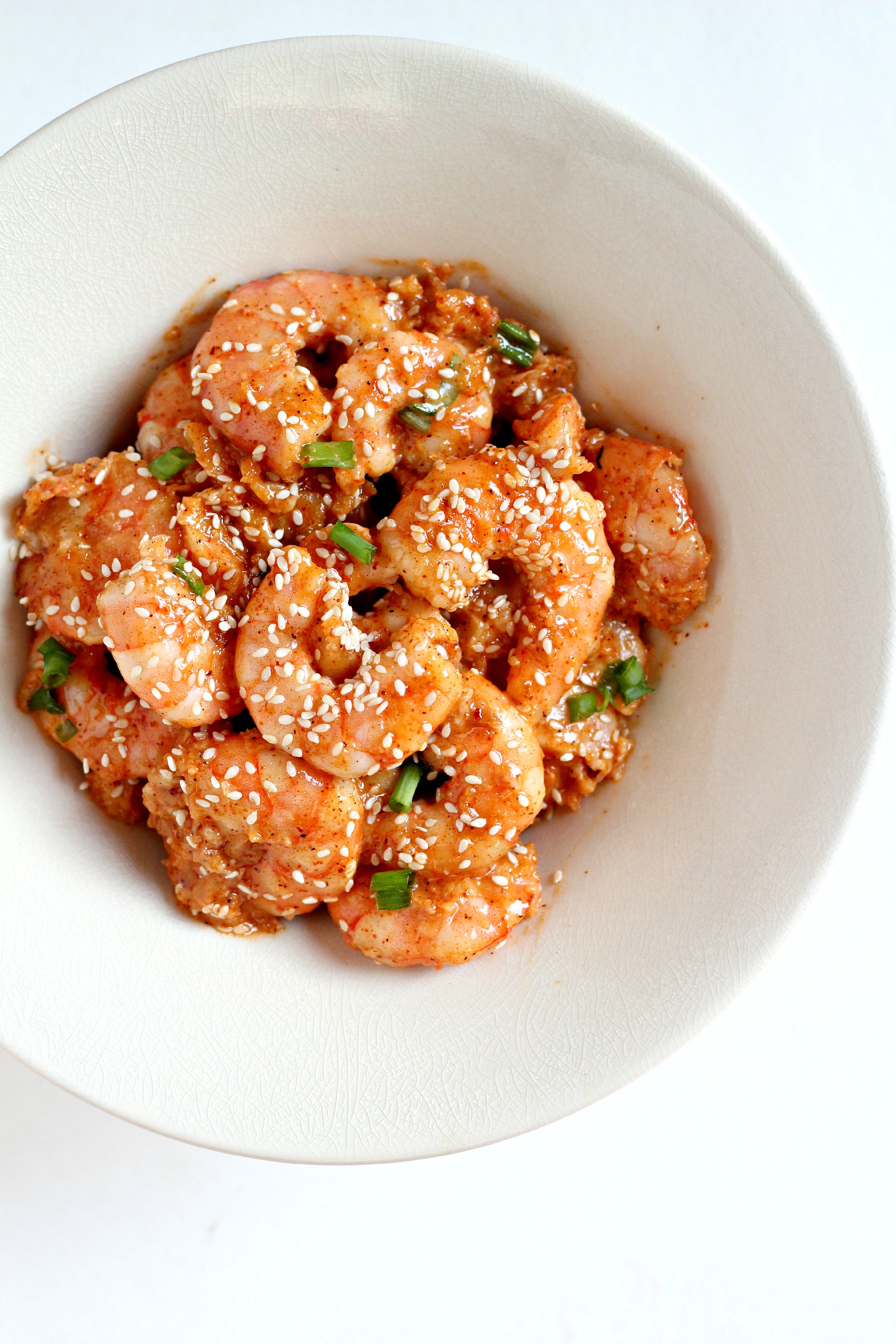 This Paleo Bam Bam Shrimp can be made in 30 minutes and is so delicious! 